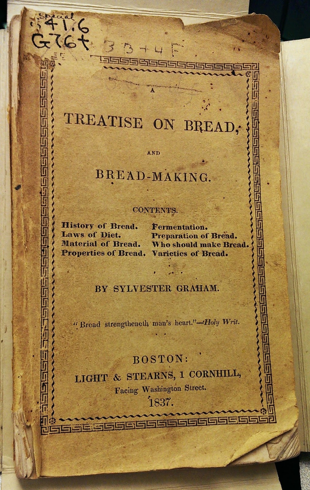 Graham's Treatise on Bread and Bread-Making